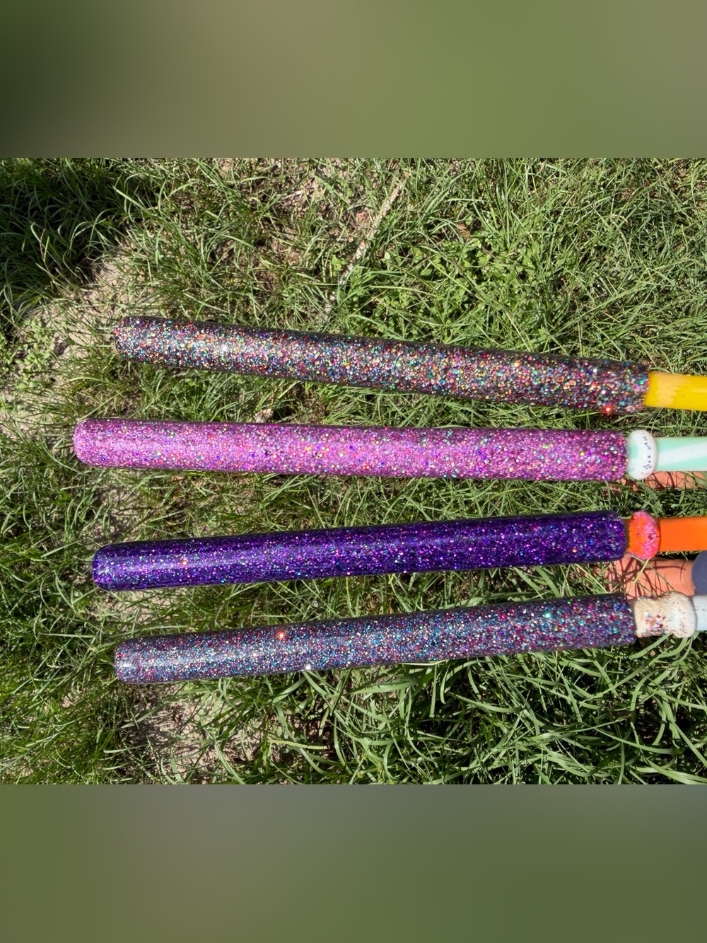 Custom glitter pens. Inkjoy Refillable. Personalalized.